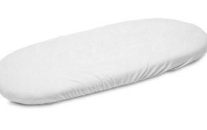 Lakan frotté för vagn vit 35×75