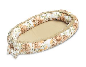 Babynest Velvet beige 80×45 + kudde på köpet