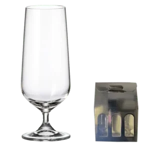 “Titankristall” Ölglas på fot 610mm 2-pack