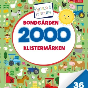 2000 klistermärken. Bondgården