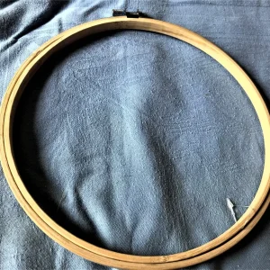 Broderiring stor med spännskruv