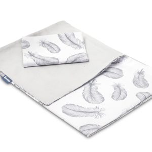 Bäddset Feathers GREY 100×135