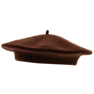 Basker i 100% ull, brun